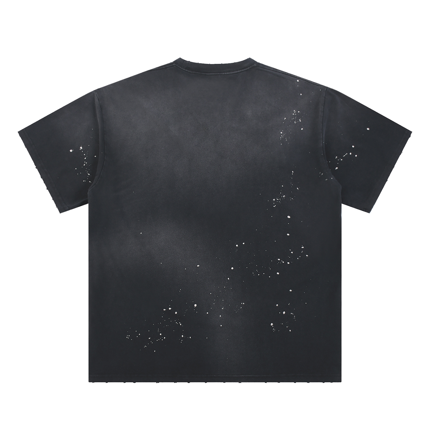 1 of 1 Hand-Frayed Sunfade Paint Splatter T-Shirt