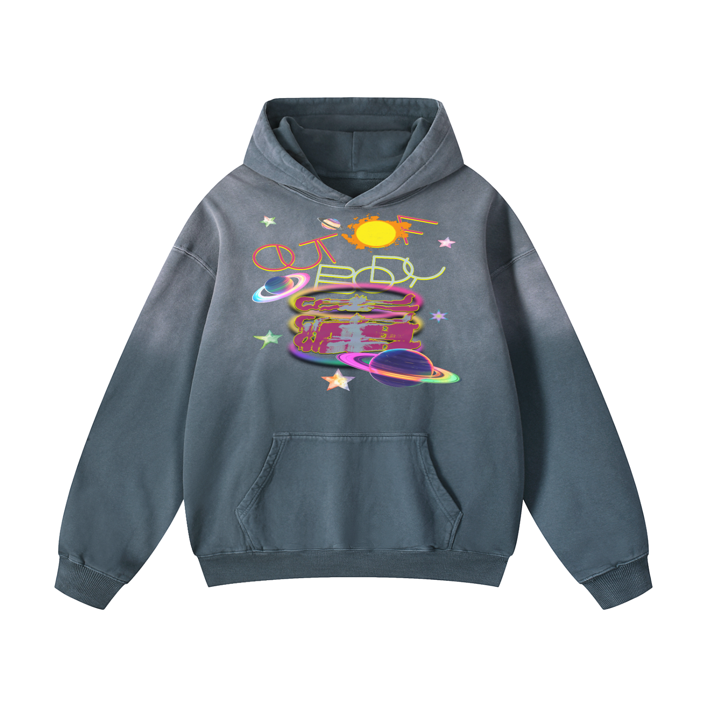Out of Body Sunfade Oversized Hoodie